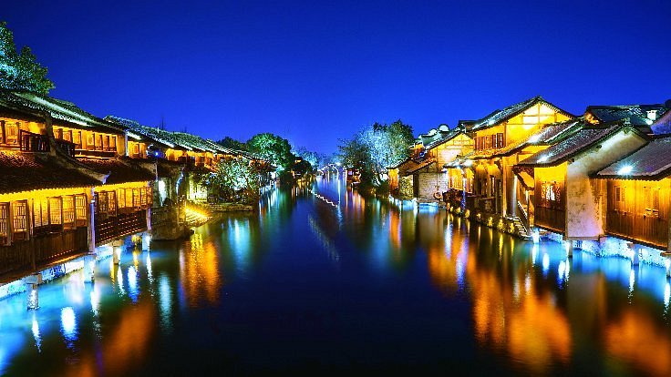A scenic view of Jiaxing Luojiajiao Yizhi