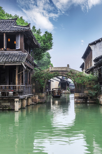A scenic view of Jiaxing Maodun Guju