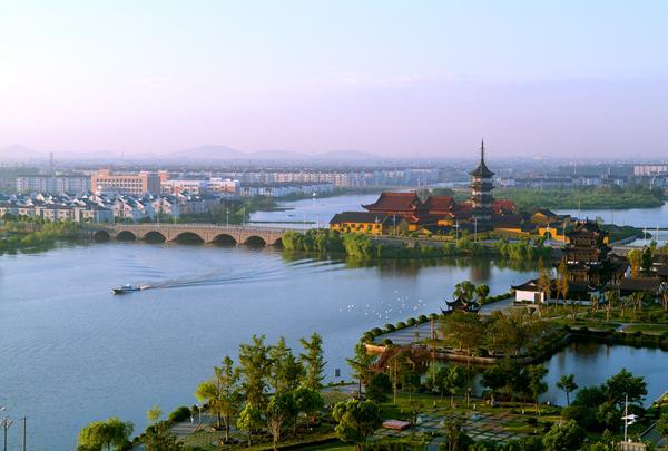 A scenic view of Jiaxing Moshi Zhuangyuan