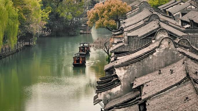A scenic view of Jiaxing Nanhebang Yizhi