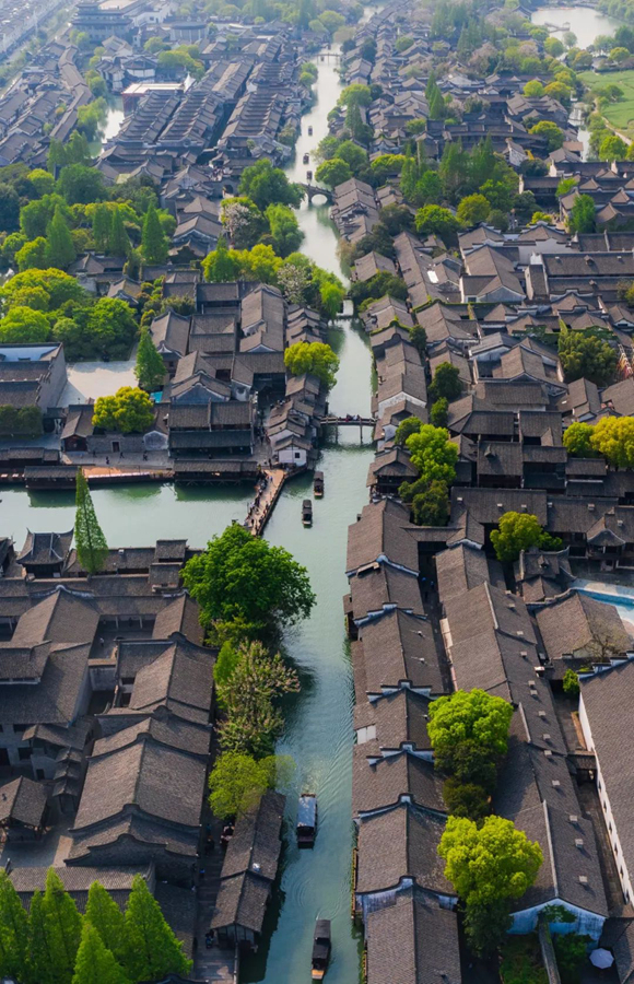 A scenic view of Jiaxing Tanjiawan Yizhi
