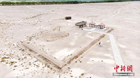 A scenic view of Jiayuguan Guoyuan Xincheng Muqun