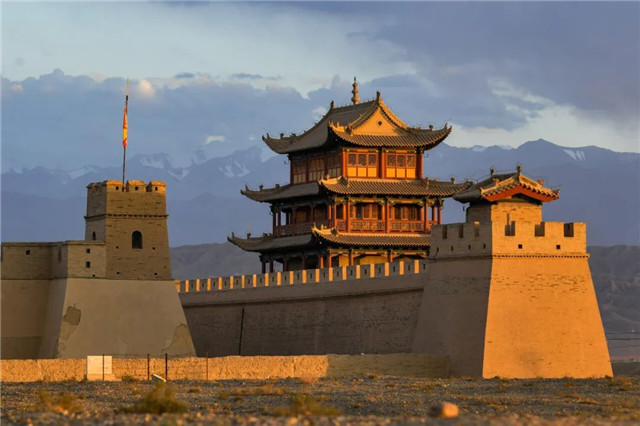 A scenic view of Jiayuguan Wanlichangcheng Jiayuguan
