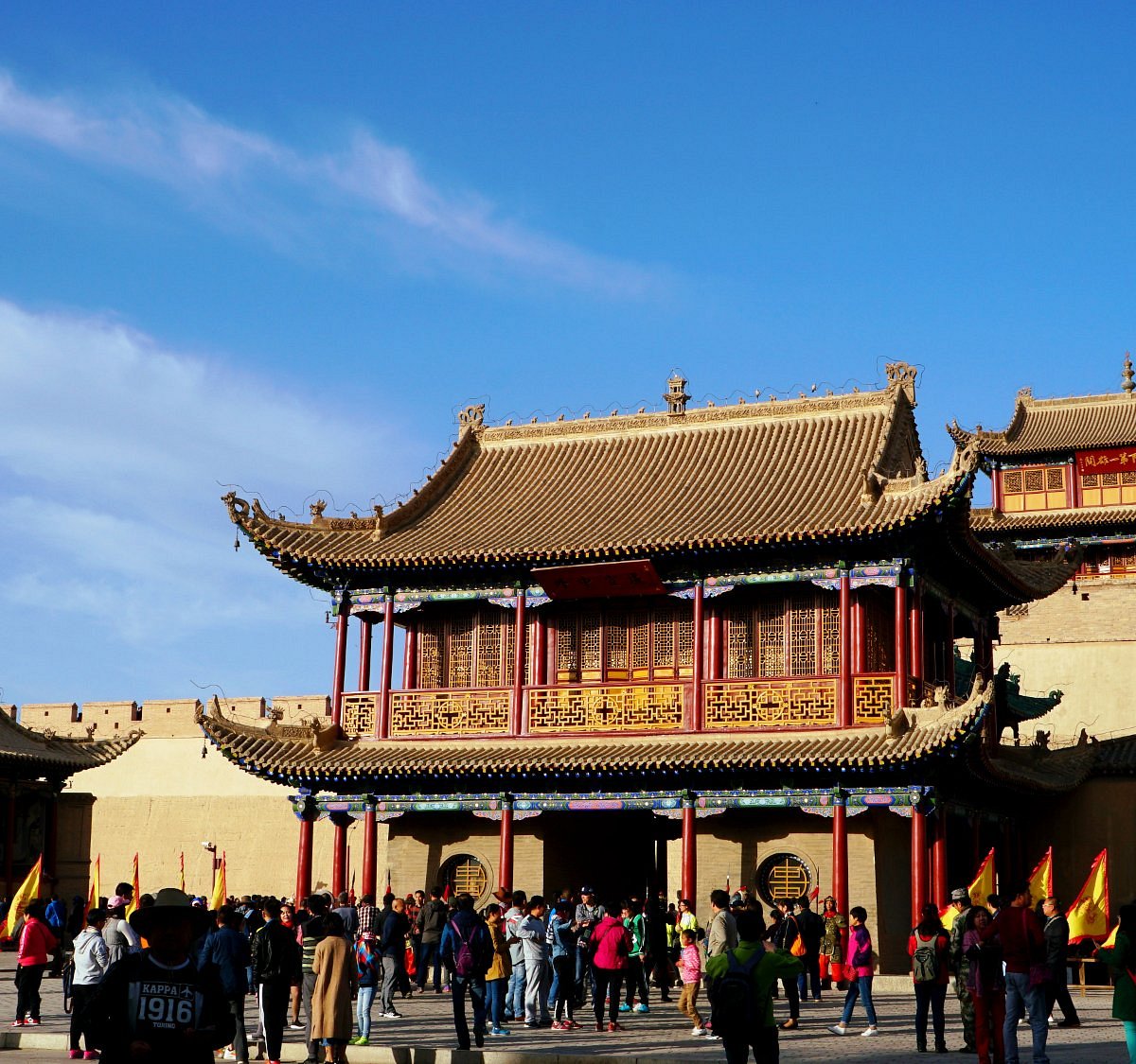 A scenic view of Jiayuguan Wanlichangcheng Jiayuguan