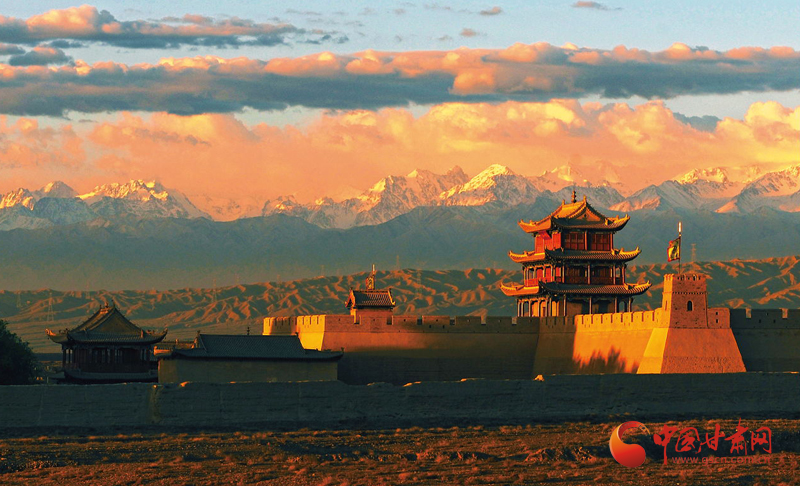 A scenic view of Jiayuguan Wanlichangcheng Jiayuguan