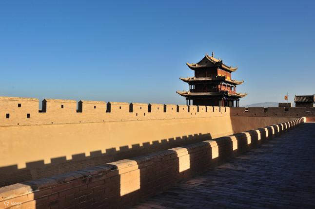 A scenic view of Jiayuguan Wanlichangcheng Jiayuguan