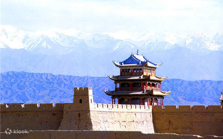 A scenic view of Jiayuguan Wanlichangcheng Jiayuguan