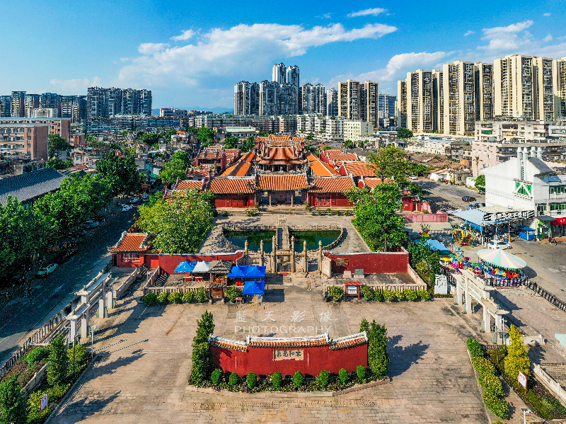A scenic view of Jieyang Xuegong