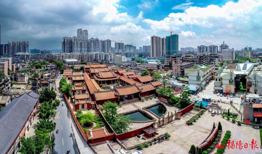 A scenic view of Jieyang Xuegong