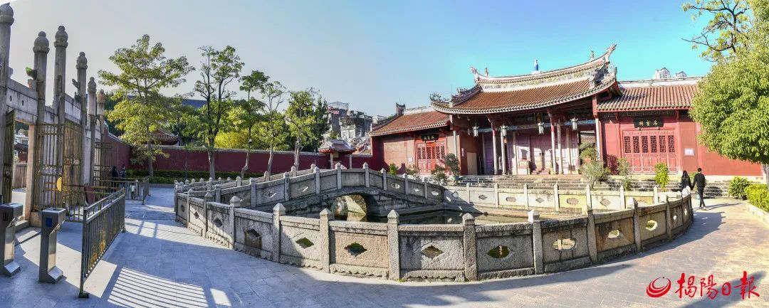 A scenic view of Jieyang Xuegong