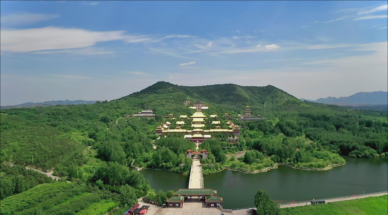 A scenic view of Jilin Gayahe Chengzhi