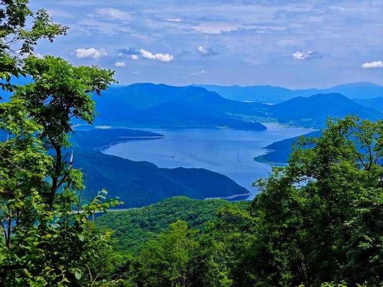 A scenic view of Jilin Gayahe Chengzhi