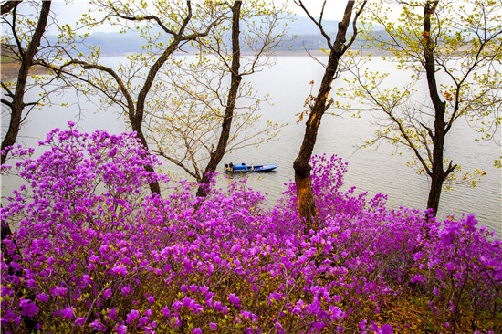 A scenic view of Jilin Sumicheng