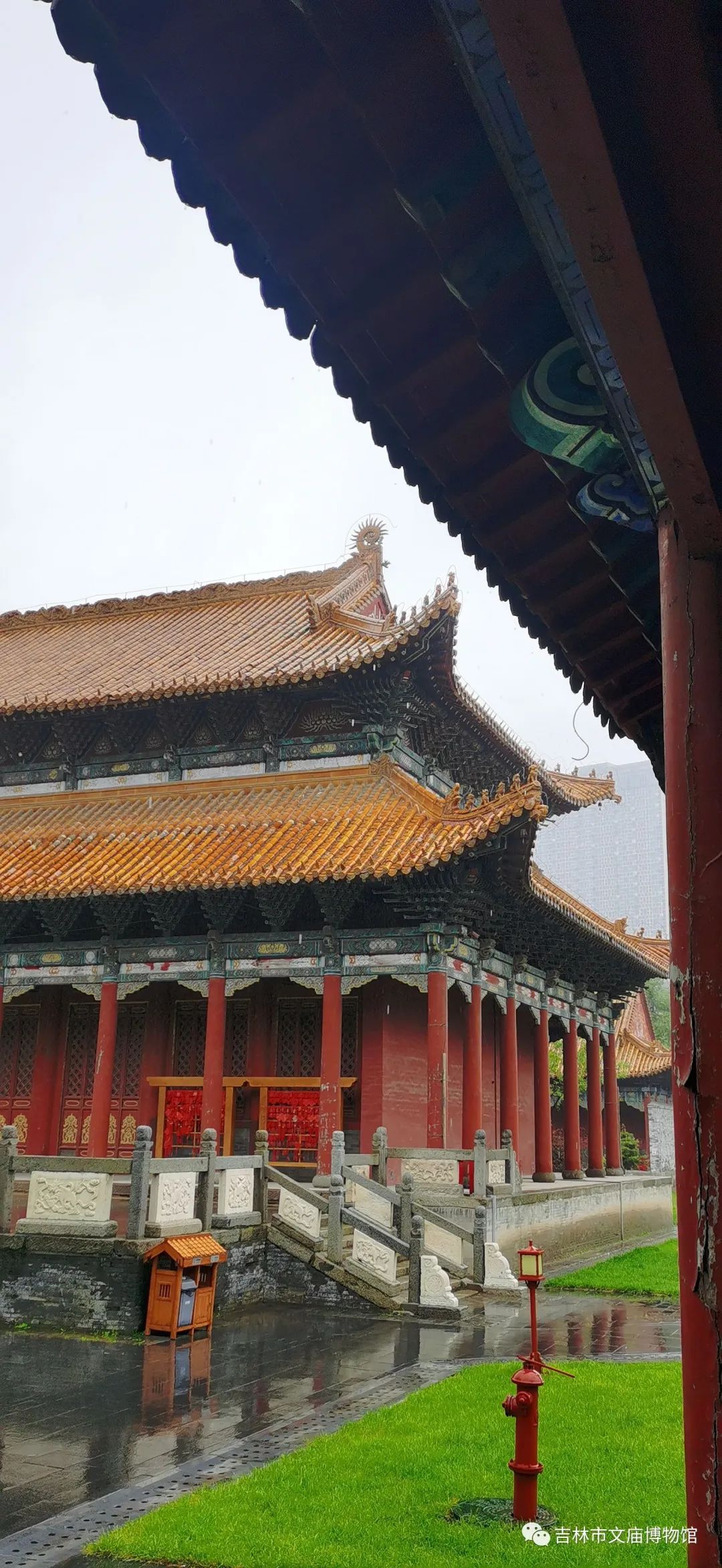 A scenic view of Jilin Wenmiao