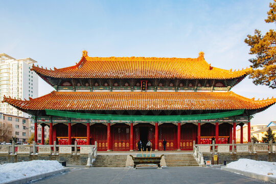 A scenic view of Jilin Wenmiao
