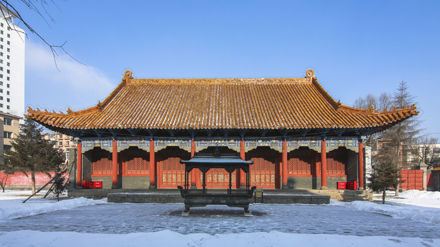 A scenic view of Jilin Wenmiao