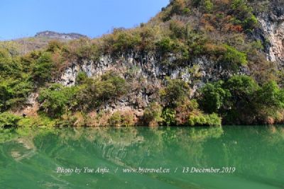 A scenic view of Jilin Xiaoxishan Shiguan Muqun