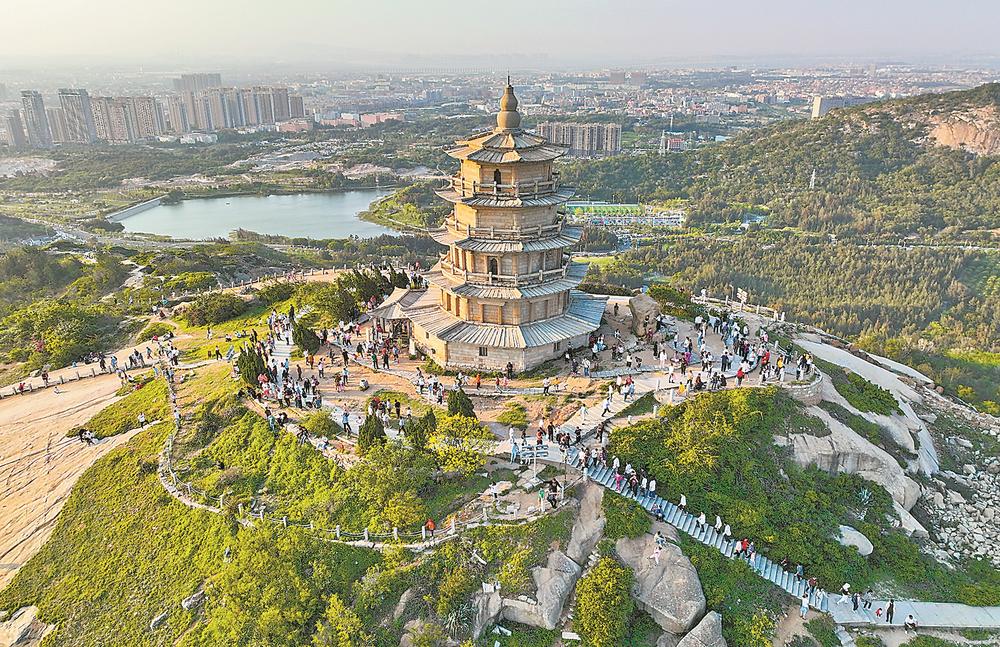 A scenic view of Jilin Xituanshan Yizhi