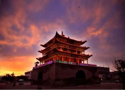 A scenic view of Jinchang Yongchang Beihaizi Ta
