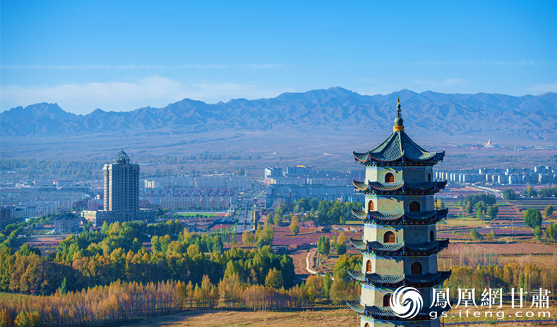 A scenic view of Jinchang Yongchang Beihaizi Ta
