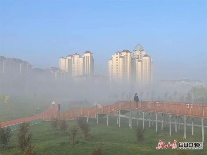 A scenic view of Jinchang Yongchang Beihaizi Ta