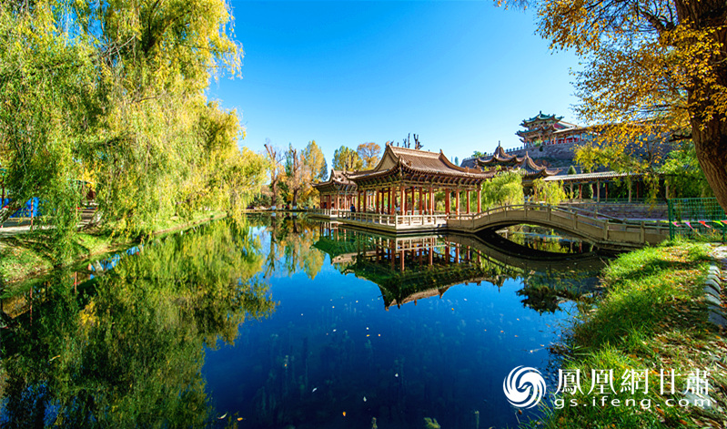 A scenic view of Jinchang Yongchang Beihaizi Ta