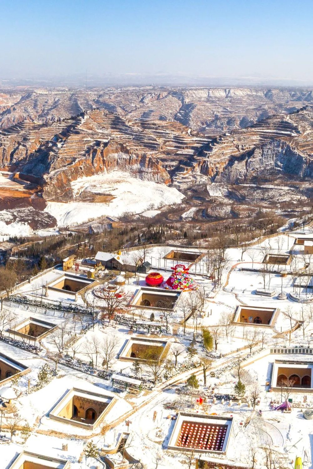 A scenic view of Jincheng Baiyu Palace