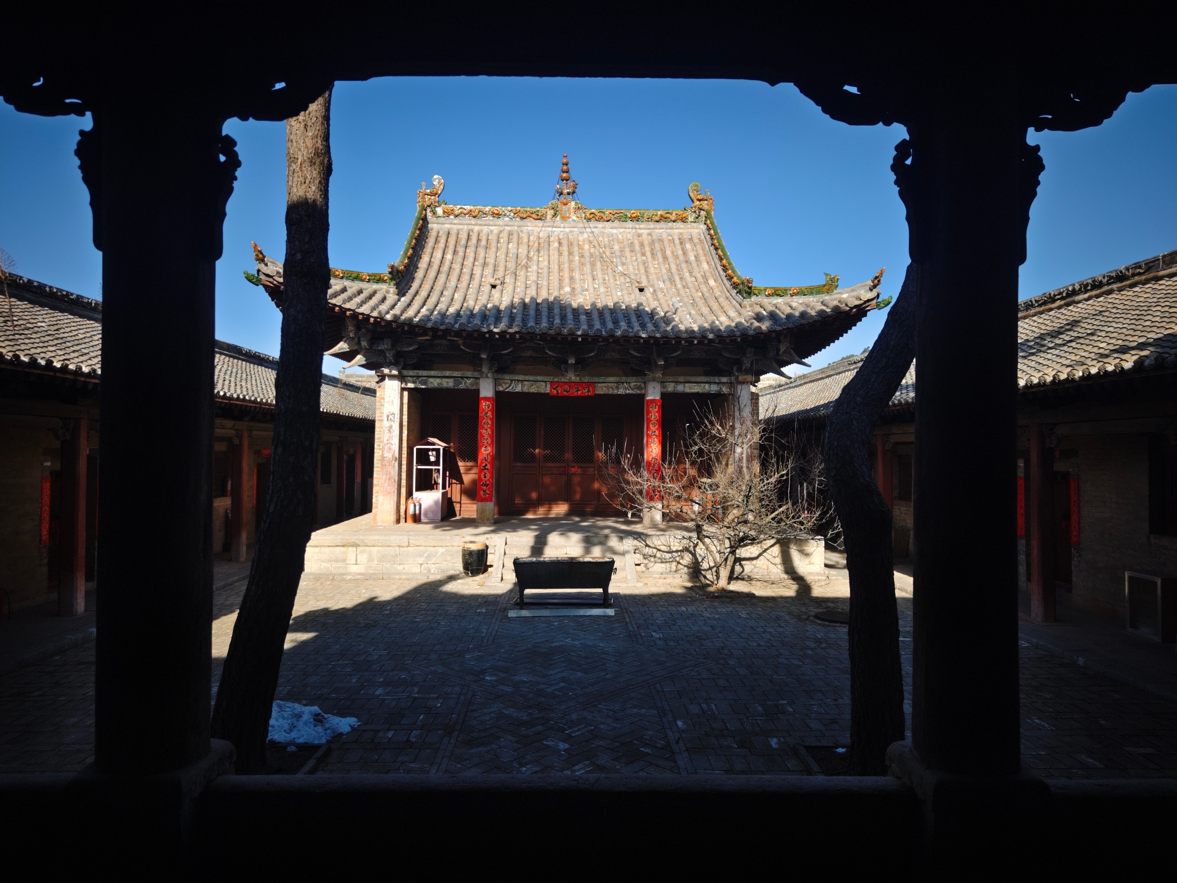 A scenic view of Jincheng Baiyu Palace