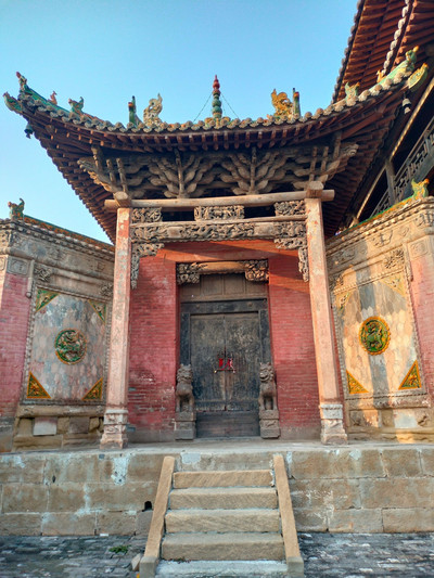A scenic view of Jincheng Cuifujun Miao