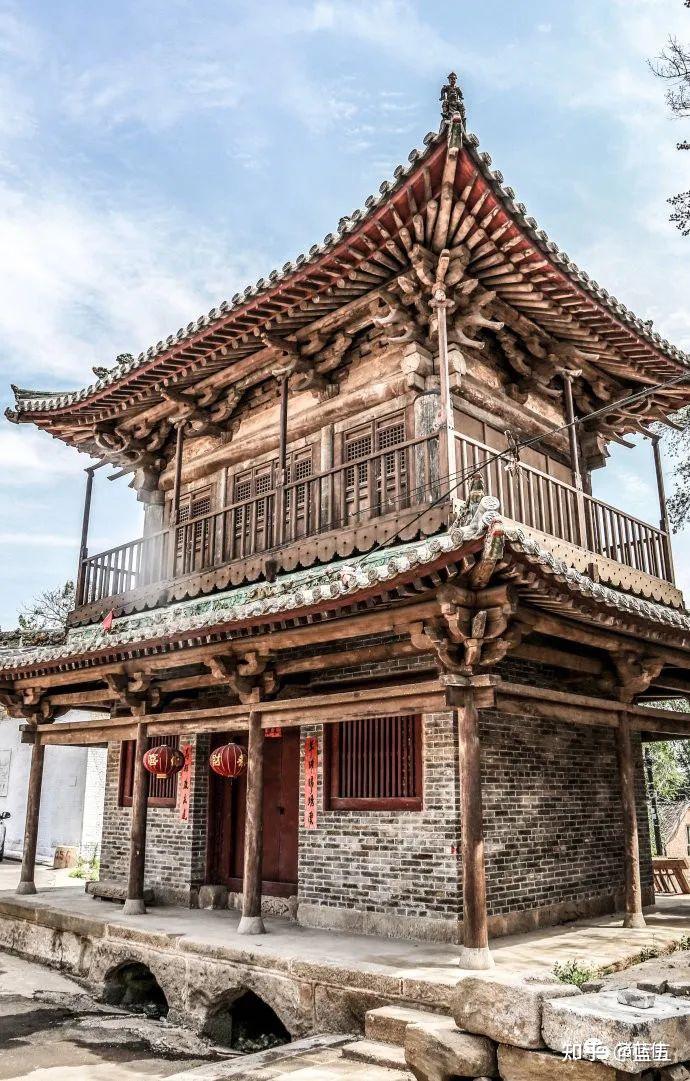 A scenic view of Jincheng Dazhoucun Ancient Temple Complex