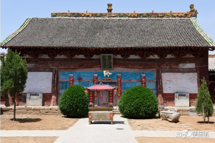 A scenic view of Jincheng Dazhoucun Ancient Temple Complex