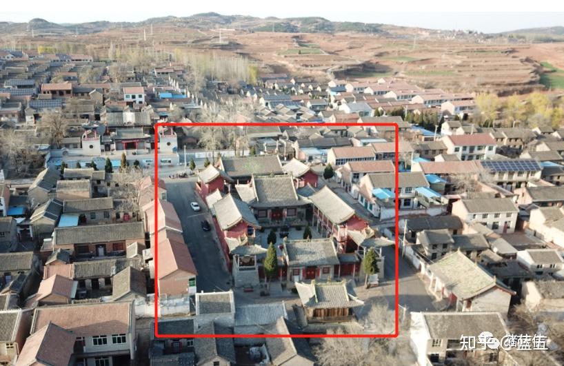 A scenic view of Jincheng Dazhoucun Ancient Temple Complex