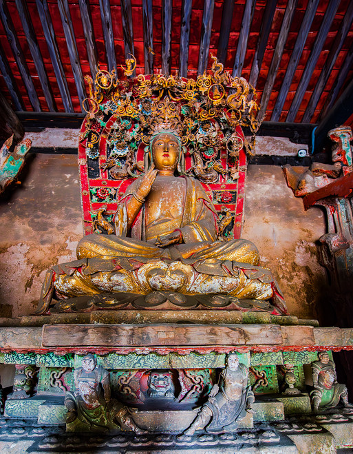 A scenic view of Jincheng Dinglin Temple