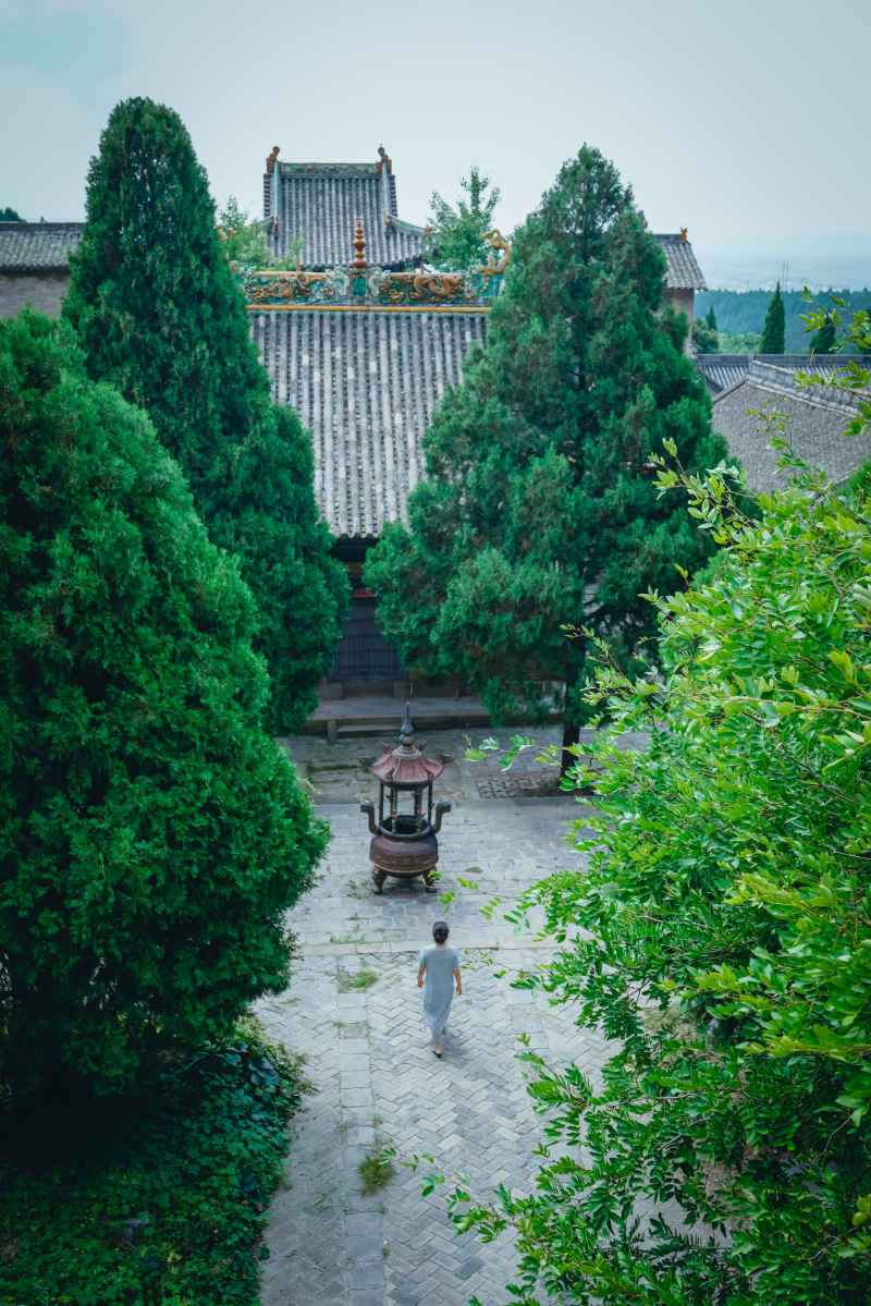A scenic view of Jincheng Dinglin Temple