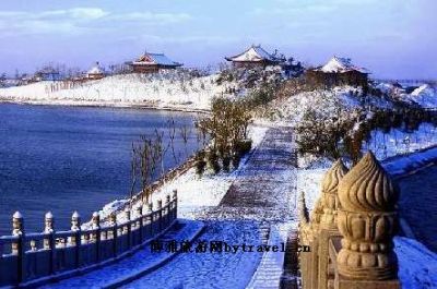 A scenic view of Jincheng Dongfeng Wanshou Palace