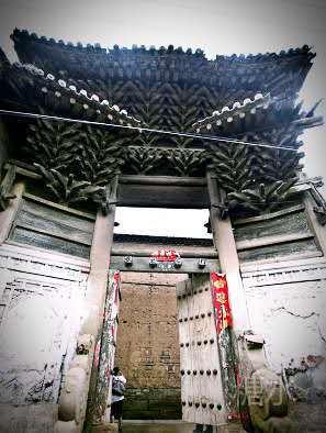A scenic view of Jincheng Doushuang Ancient Buildings