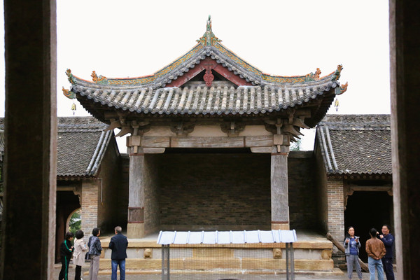 A scenic view of Jincheng Erlang Temple Gaoping