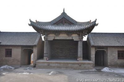 A scenic view of Jincheng Erlang Temple Gaoping