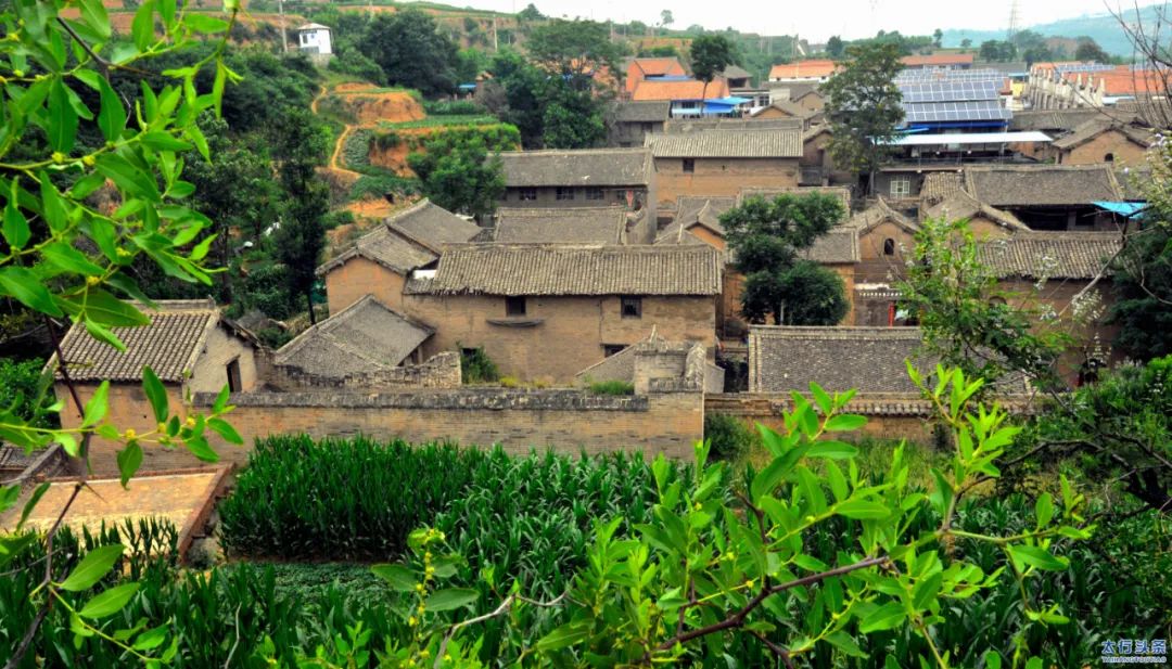 A scenic view of Jincheng Guobi Village Ancient Buildings