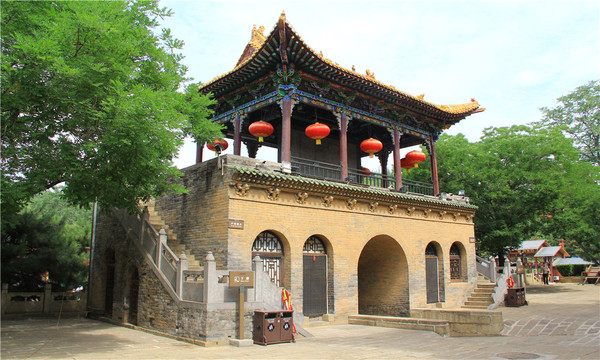 A scenic view of Jincheng Guobi Village Ancient Buildings