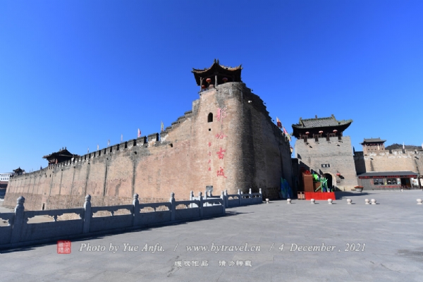 A scenic view of Jincheng Guoyu Village Ancient Buildings