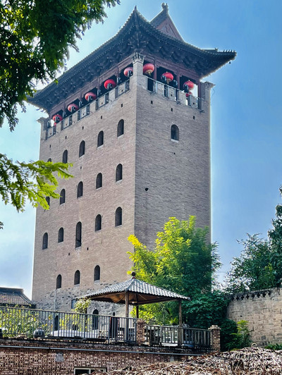A scenic view of Jincheng Guoyu Village Ancient Buildings