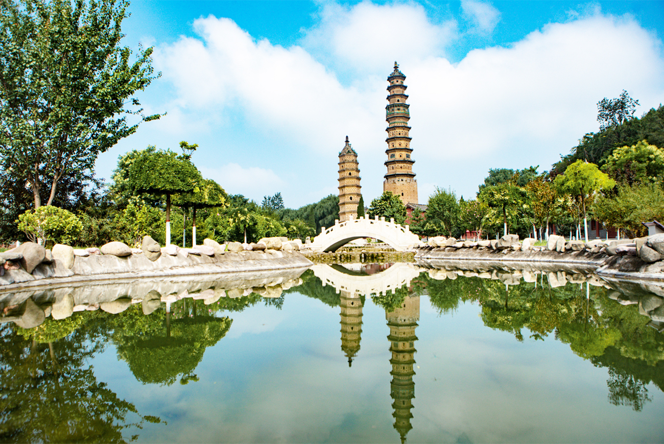 A scenic view of Jincheng Haihui Temple Yangcheng