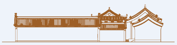 A scenic view of Jincheng Huaiqin Guild Hall