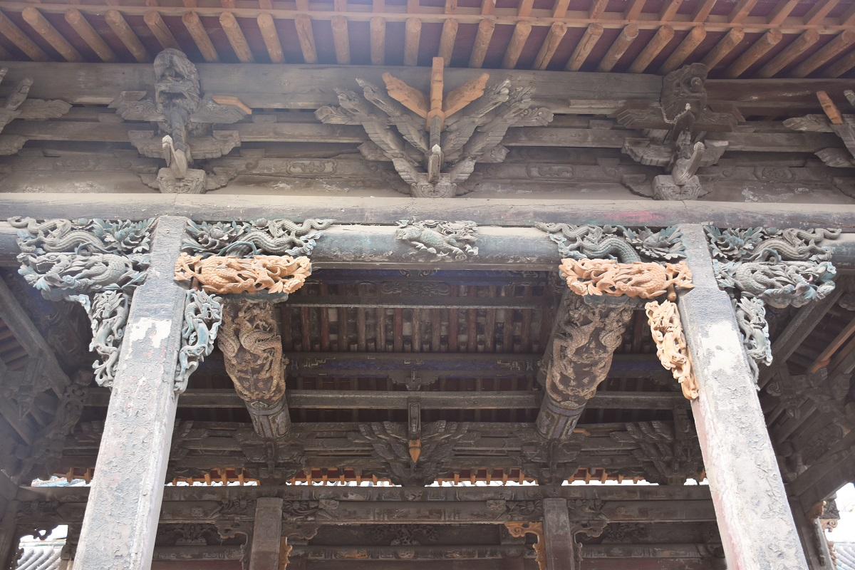 A scenic view of Jincheng Huaiqin Guild Hall
