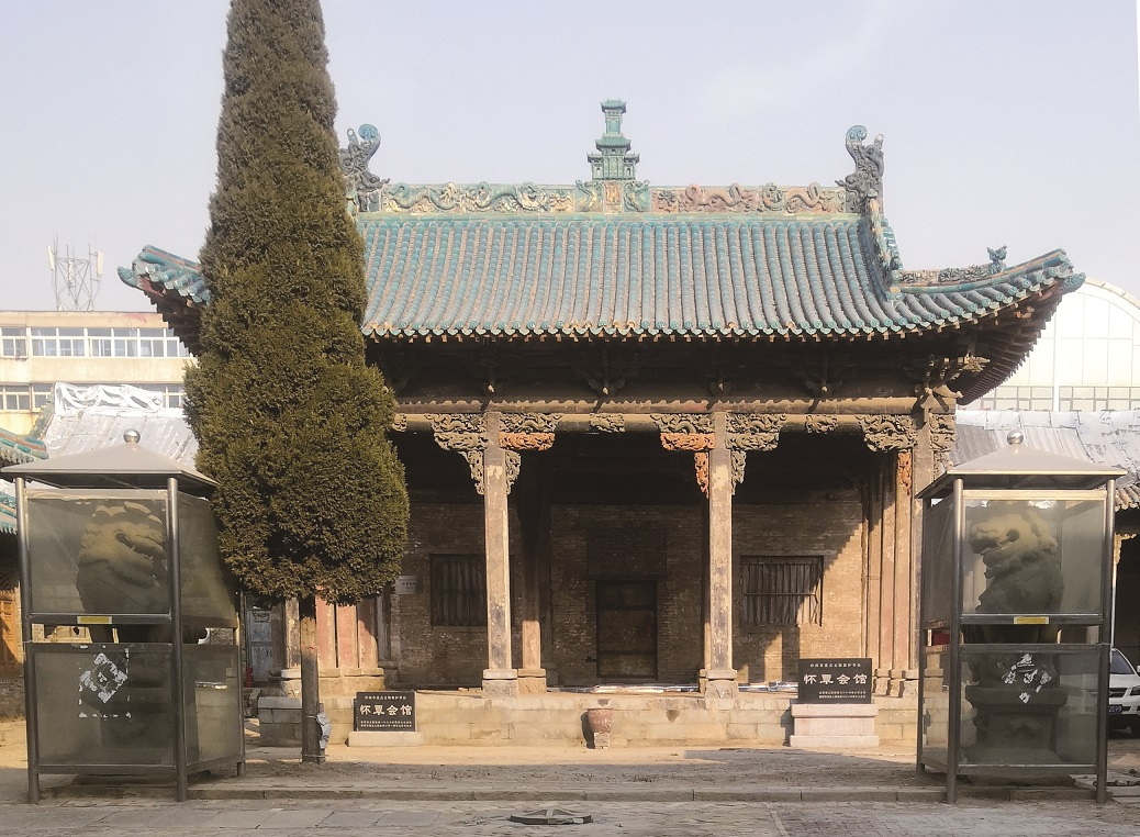 A scenic view of Jincheng Huaiqin Guild Hall