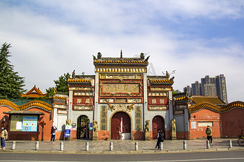 A scenic view of Jincheng Kaifu Temple Yangcheng