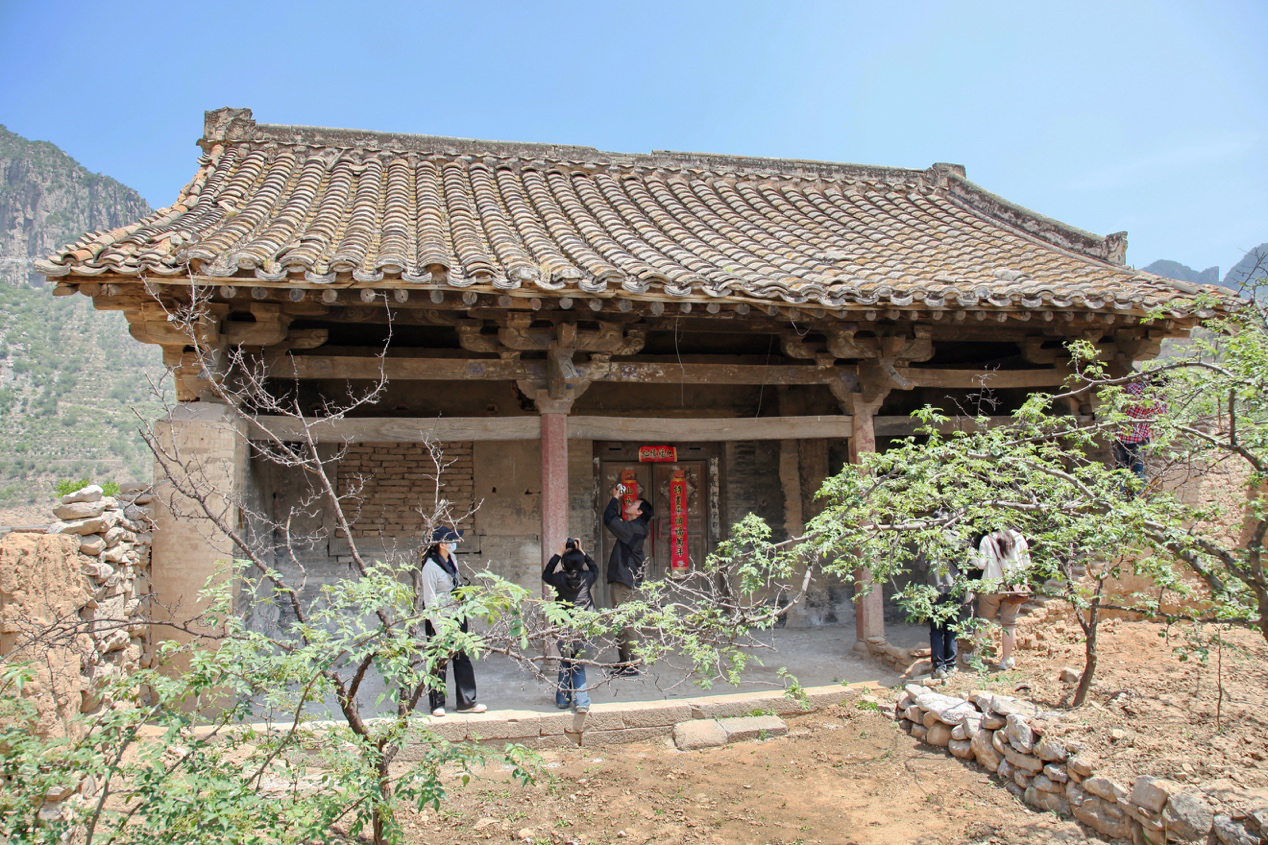 A scenic view of Jincheng Kaihua Temple Gaoping