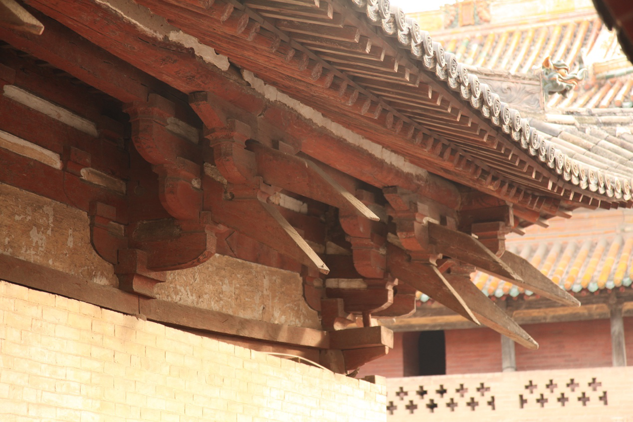 A scenic view of Jincheng Kaihua Temple Gaoping