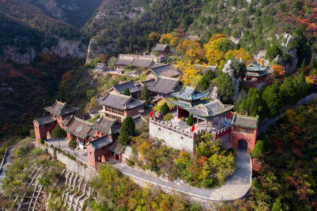 A scenic view of Jincheng Qinglian Temple